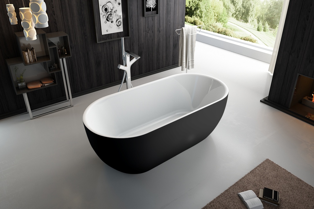 BelBagno отдельно стоящая акриловая ванна 170*80см